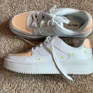 Custom made white sneakers!!